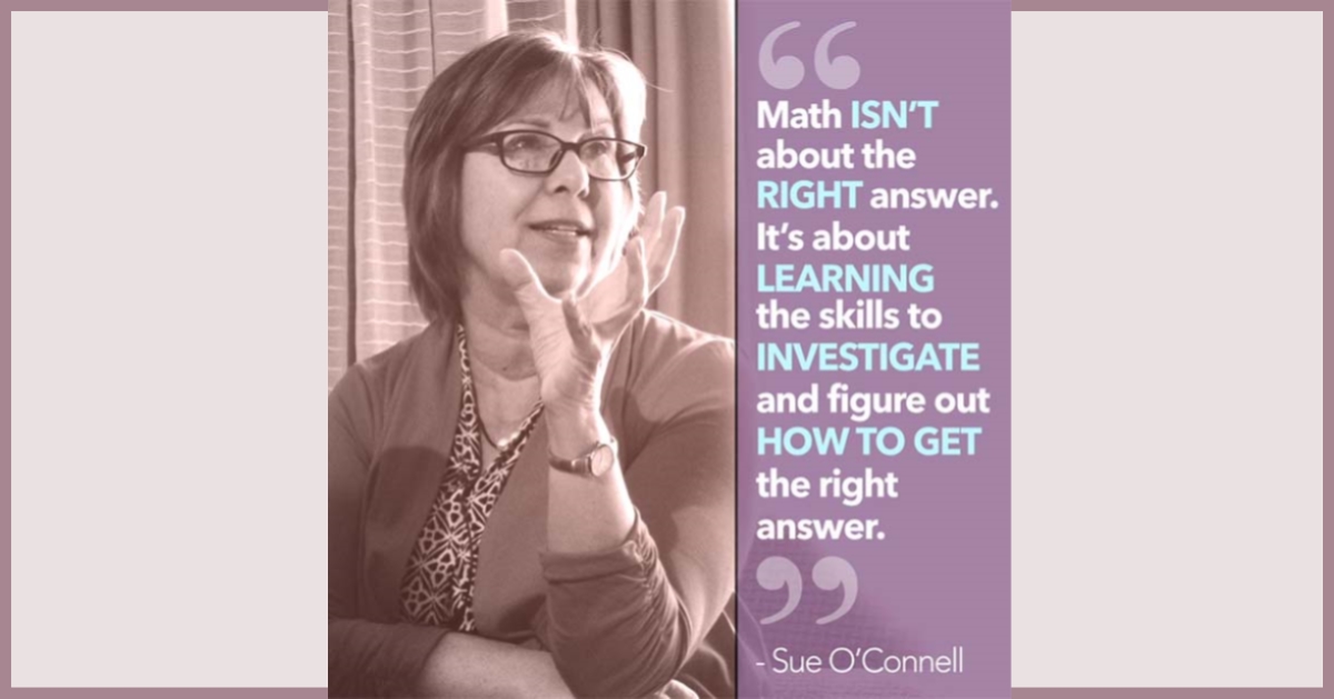 Sue O-Connell Math Podcast