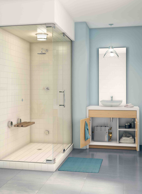 Small Showers For Small Spaces