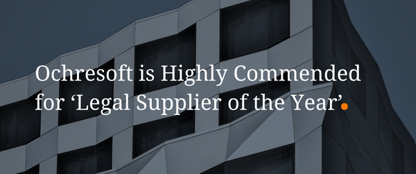 Highly Commended for Legal Supplier of the Year