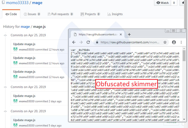 obfuscated skimmer