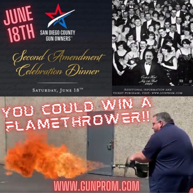 You could win a flamethrower!!