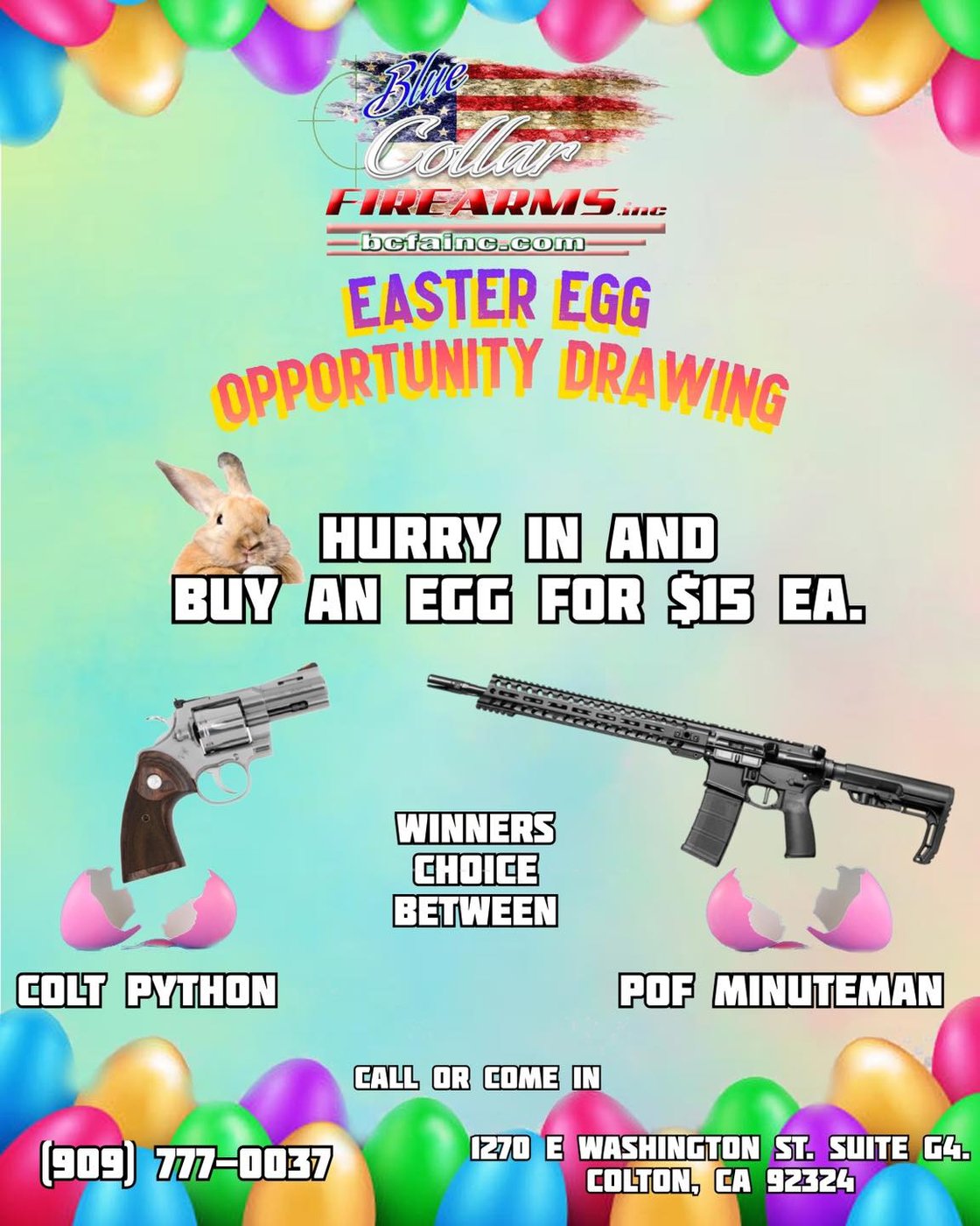 Easter Drawing Flyer