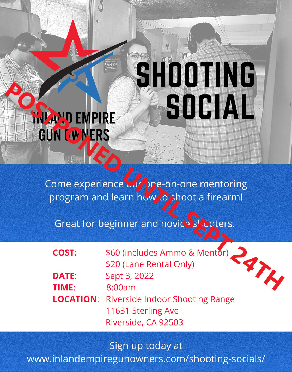 Sept IE Shooting Social POSTPONED