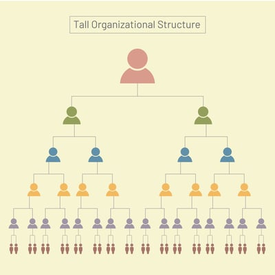 Tall Organizational Hierarchy