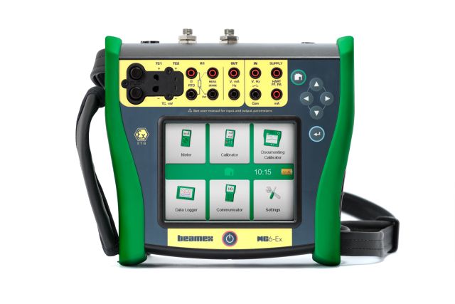 Intrinsically safe calibrator and communicator - Beamex MC6-Ex La calibración enáreas peligrosas-Beamex MC6 Ex