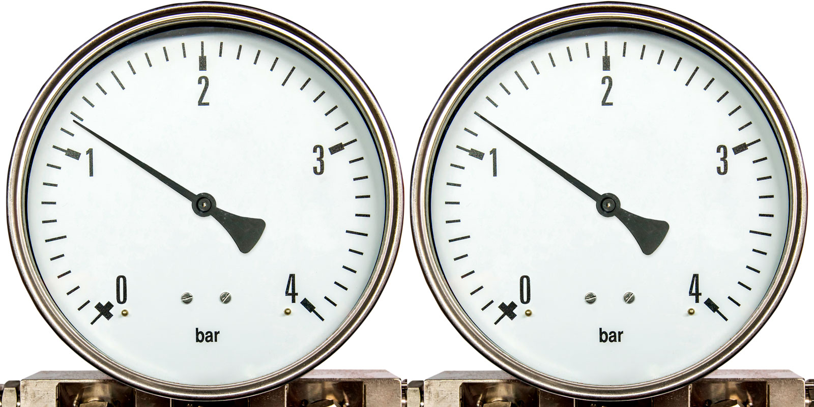 calibrated water pressure gauge