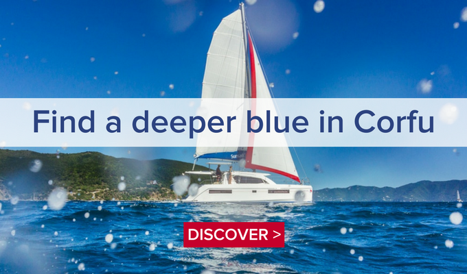 Find a deeper blue in Corfu