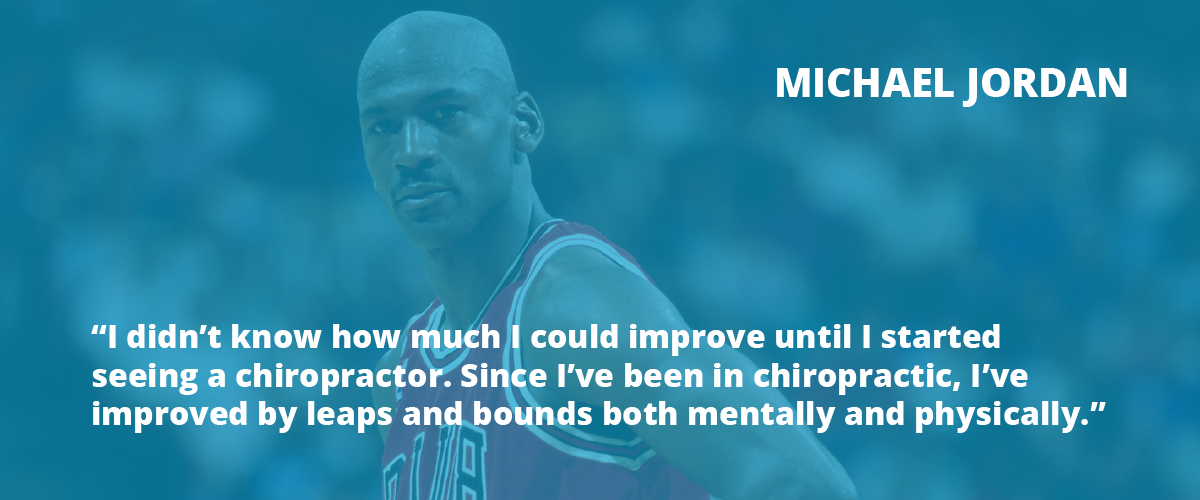 why michael jordan chooses chiropractic care
