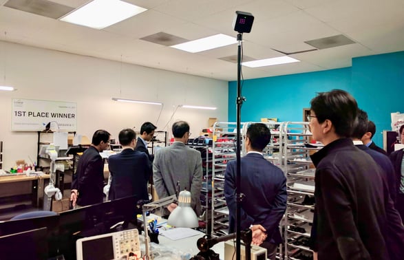 Japan Post visits OhmniLabs in Silicon Valley