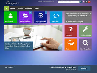 employee self service portal catalog demo access