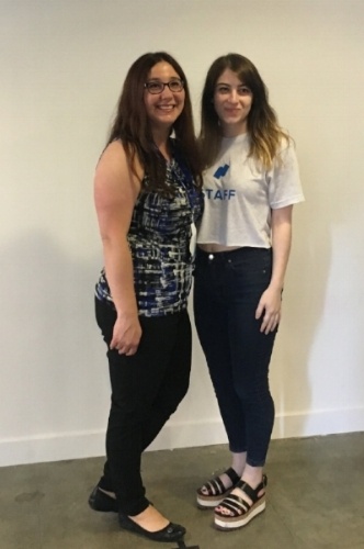 Heather Howe, Associate Director of Human Resources at Visual IQ with her Namely Support Consultant Erin Rittweger