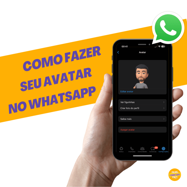 Como fazer avatar no WhatsApp