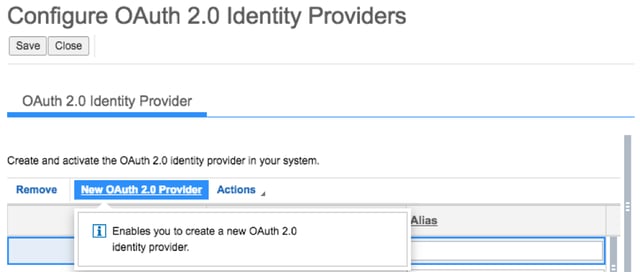 SSO and OAuth 2.0 Client Registration2