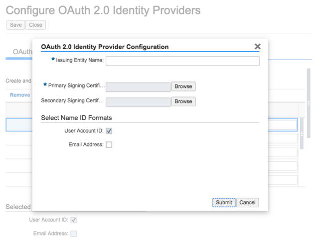 SSO and OAuth 2.0 Client Registration3