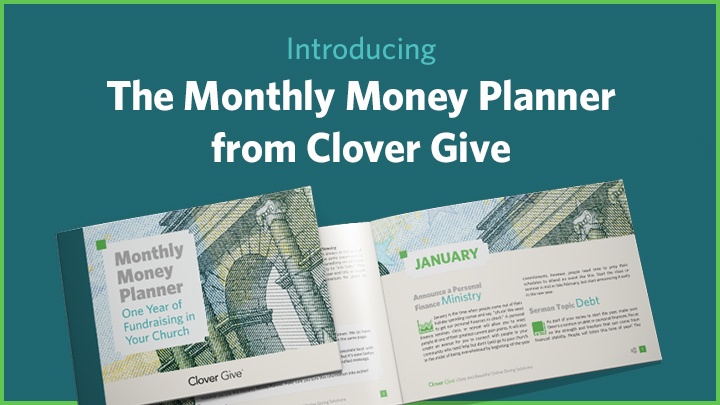  Free EBook Monthly Money Planner For Online Giving