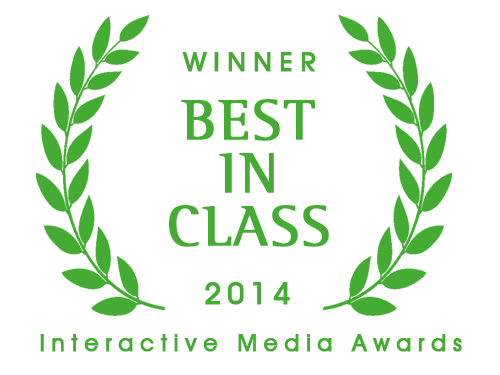 Interactive Media Awards Best in Class Winner 