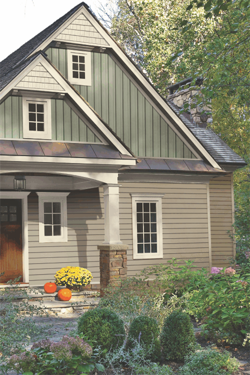 Craneboard Vinyl Siding Contractor Installers In Ma This Home Shows Trim And Windows In Pearl Color Portsmouth Shake Hand Split