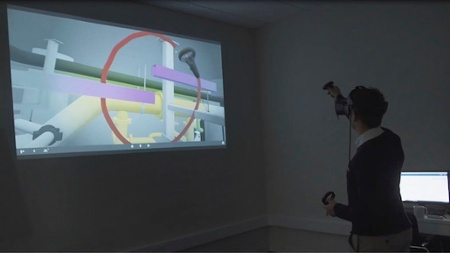 The Kane Group used VR/XR technology to aid the design, fabrication, and installation of MEP systems in a tight workspace. 