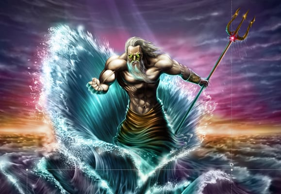 Poseidon Has Taken Up Spearfishing