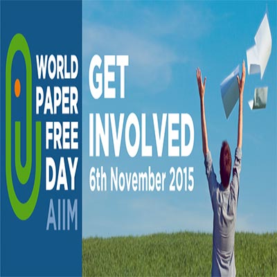 It’s World Paper Free Day – November 6, 2015