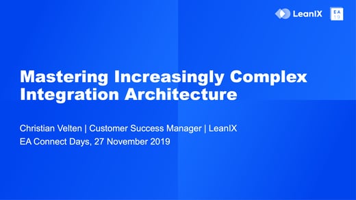 Mastering Increasingly Complex Integration Architecture