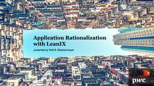 Application Rationalization with LeanIX