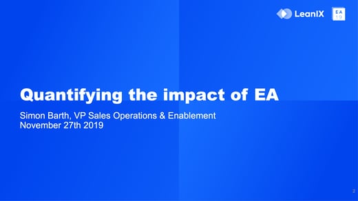 Quantifying the Impact of EA