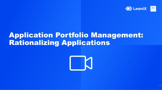 Application Portfolio Management: Rationalizing Applications