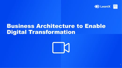Business Architecture to Enable Digital Transformation