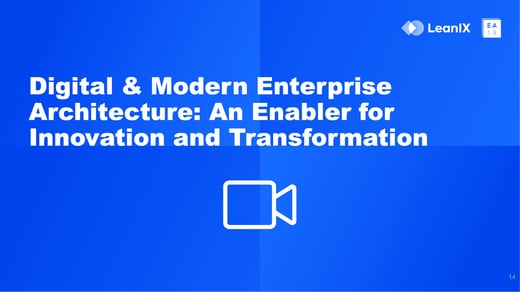 Digital & Modern Enterprise Architecture: An Enabler for Innovation and Transformation