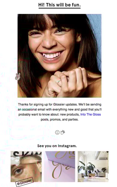 welcome email welcome email