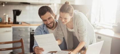 Afsluiten hypotheek en rood staan