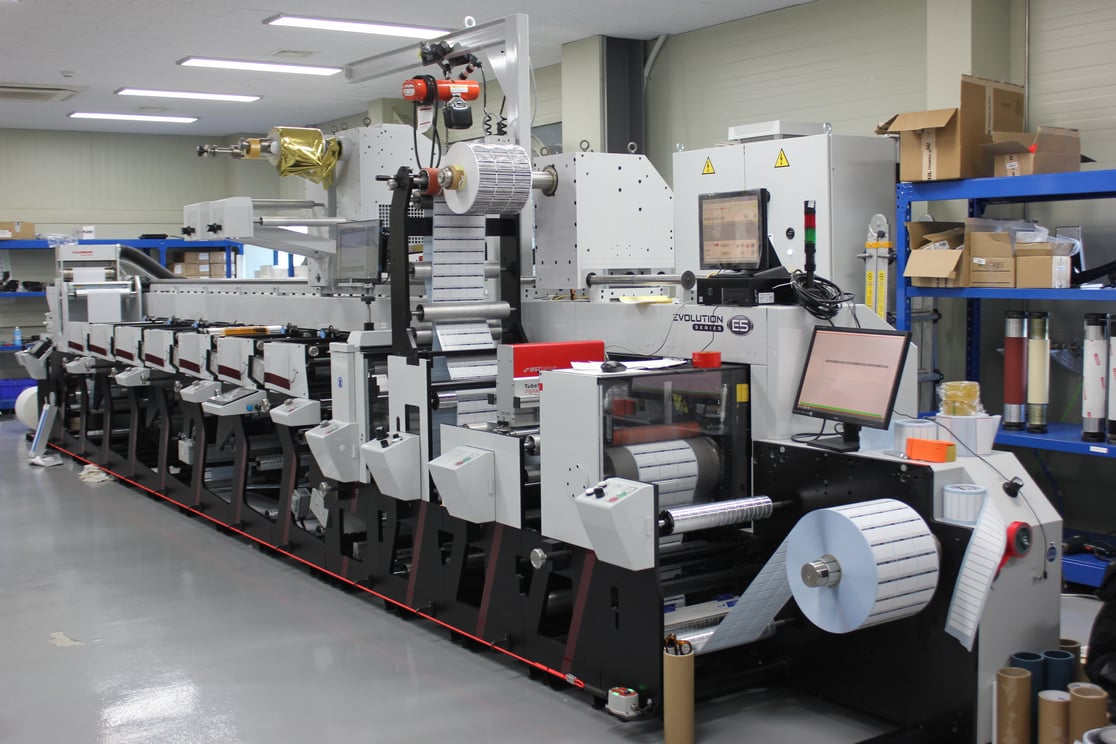 – The new Evolution Series E5 joins a Performance Series P5 to offer full flexo capability with a 330mm (13”) web width