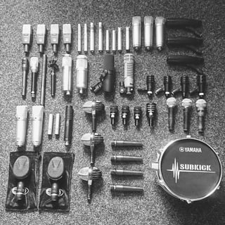 A selection of the microphones on offer at dBs Music cover most recording situations. A selection of the microphones on offer at dBs Music cover most recording situations.