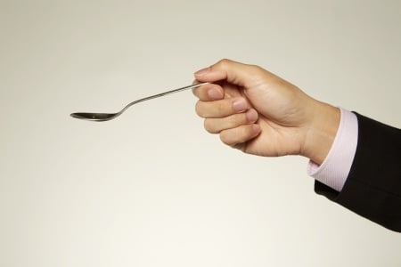 Spoon in hand