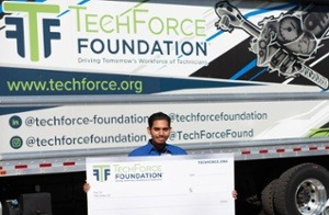 Get your TechForce scholarship today. Scholarships and grants are awarded monthly in the TechForce scholarship portal.
