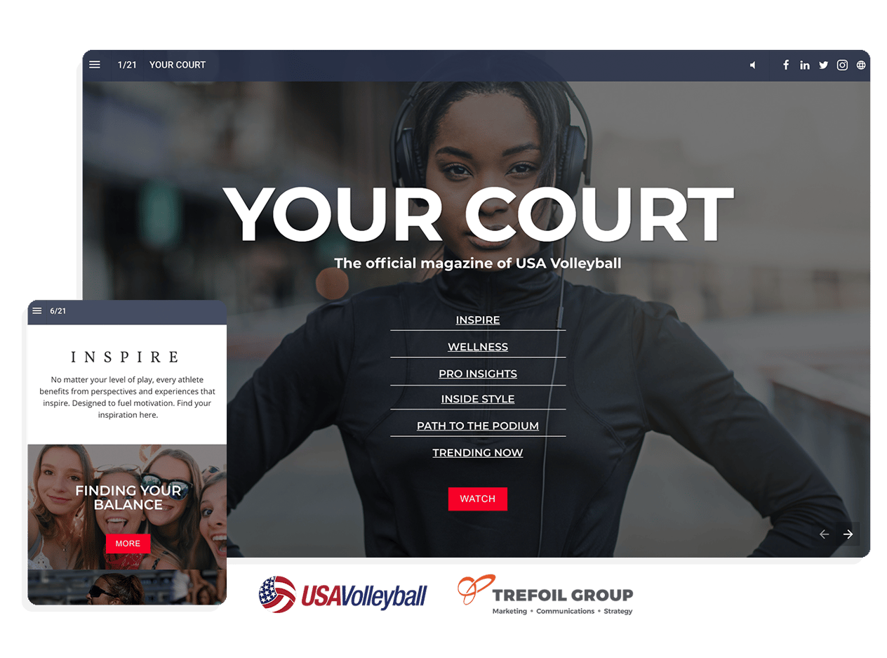 examples of interactive magazines