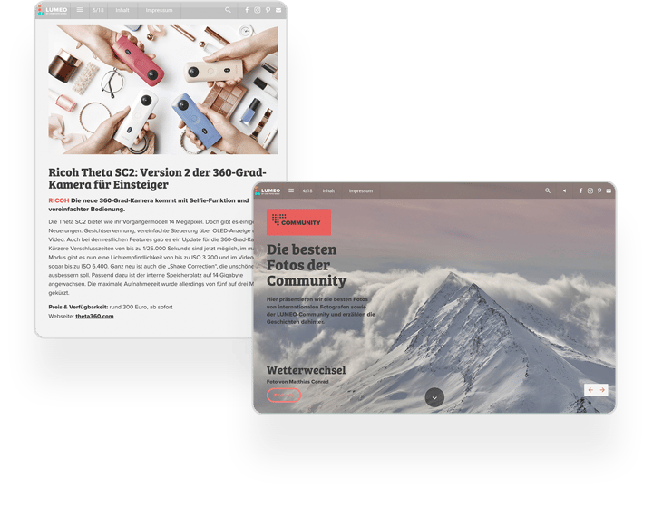 Examples of digital Interactive Brochures Foleon