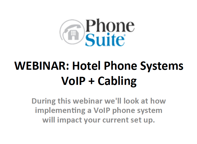 Hotel Phone Systems and VoIP Cabling