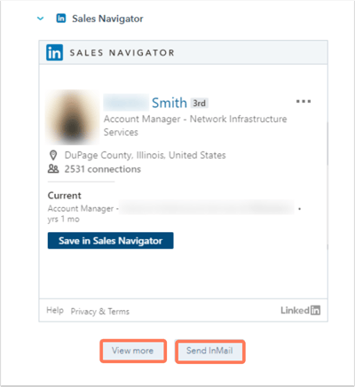 LinkedIn Salesforce Integration