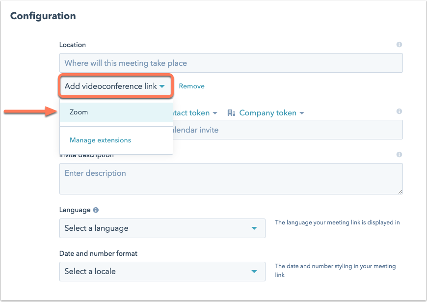 how to create a zoom link for a meeting