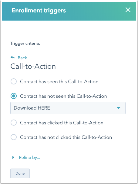 contact-based-call-to-action-enrollment-trigger