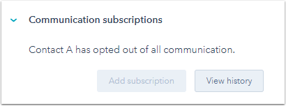 Check If A Contact Opted Out Of Email Communication