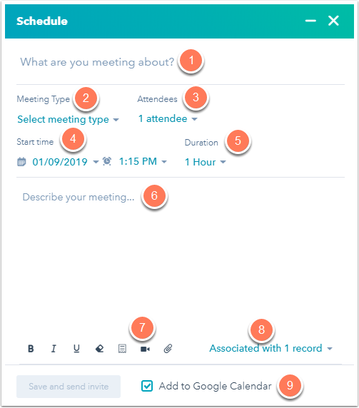 schedule a meeting with