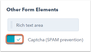 prevent spam form submissions