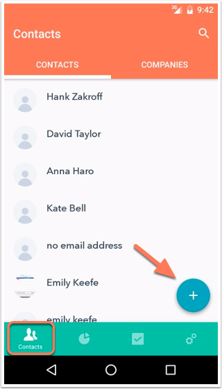 Add Contacts To HubSpot With The Mobile App Business Card