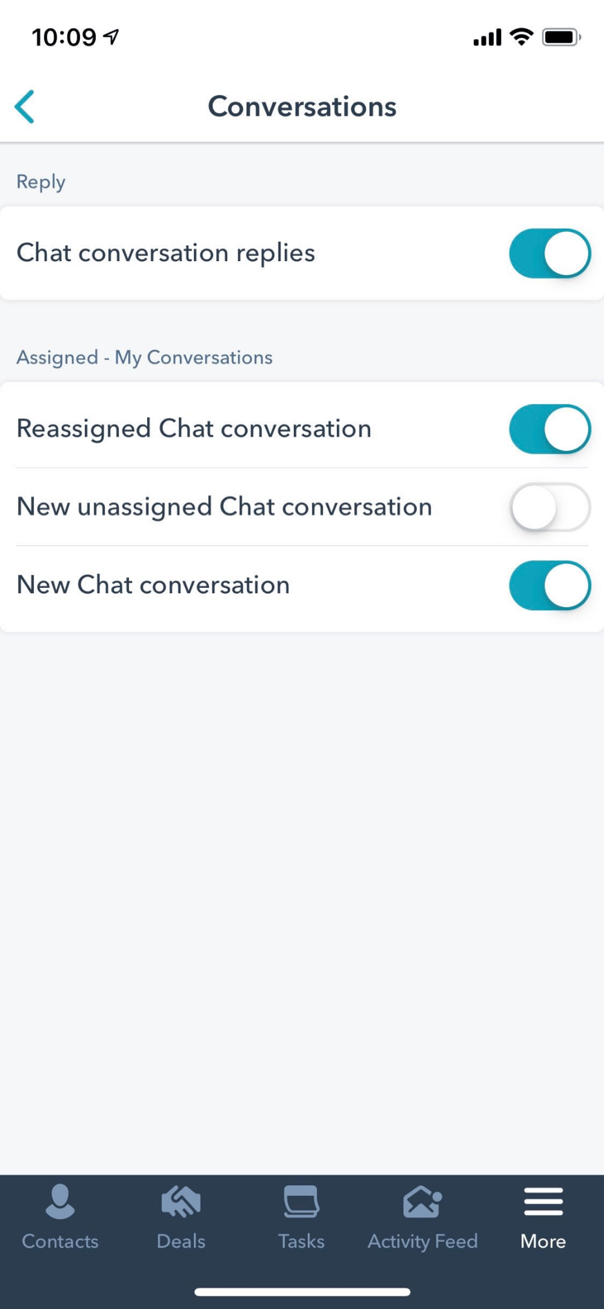 Use conversations in the HubSpot mobile app