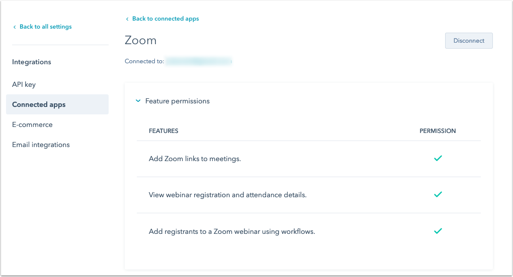 Use HubSpot's integration with Zoom