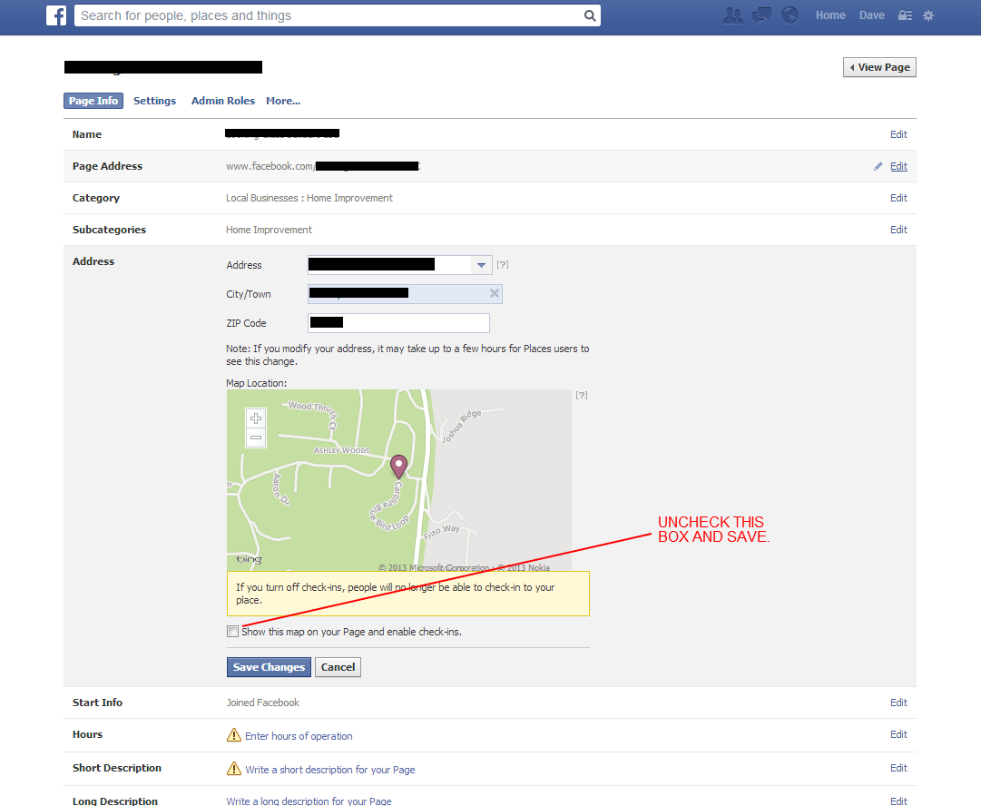 How to remove the Reviews section from your Facebook Page