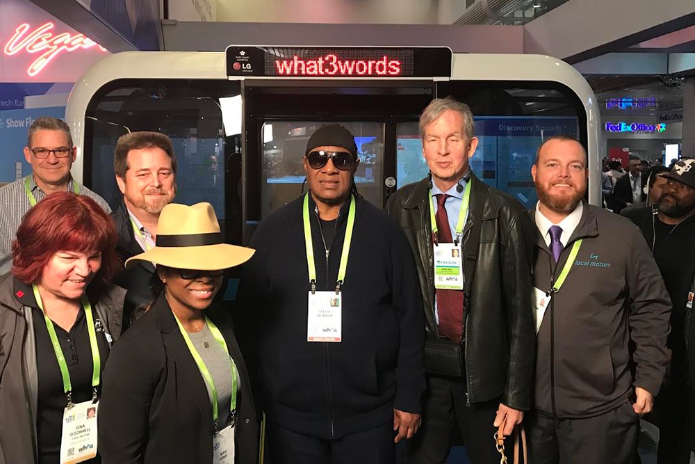 Olli and Stevie Wonder